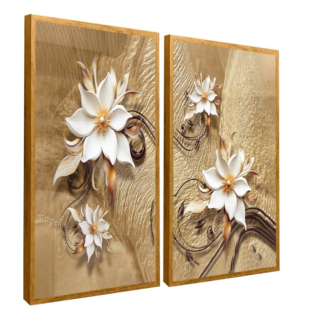 Duo Golden Magnolias V2050 Canvas