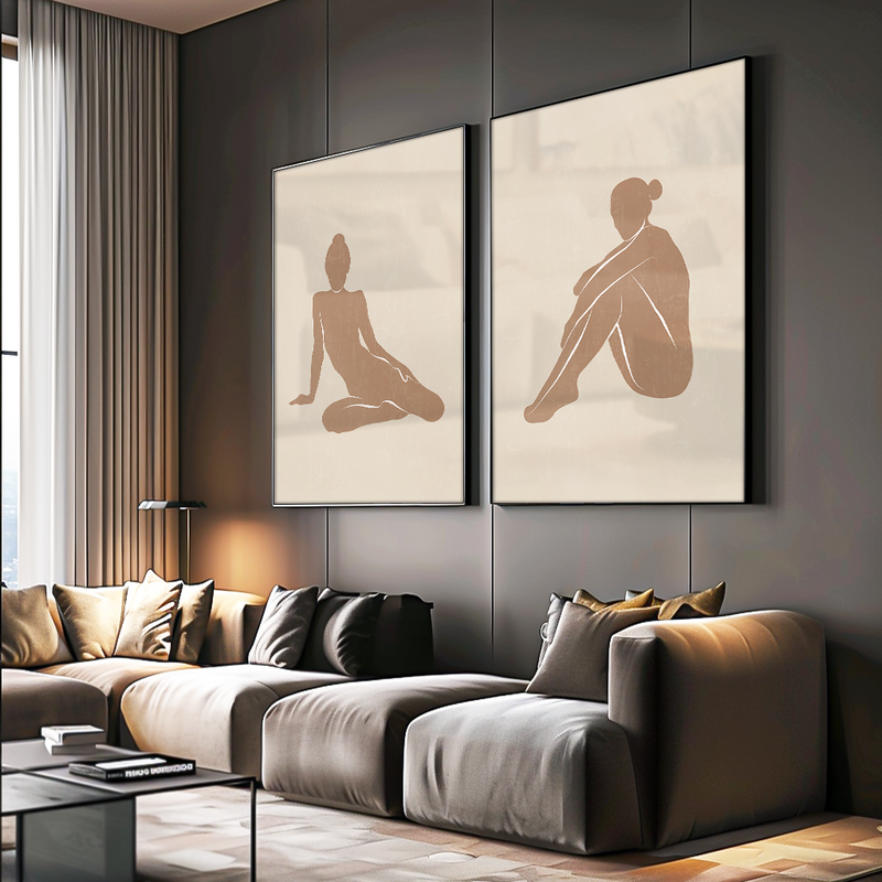 Duo Poses Canvas V1505