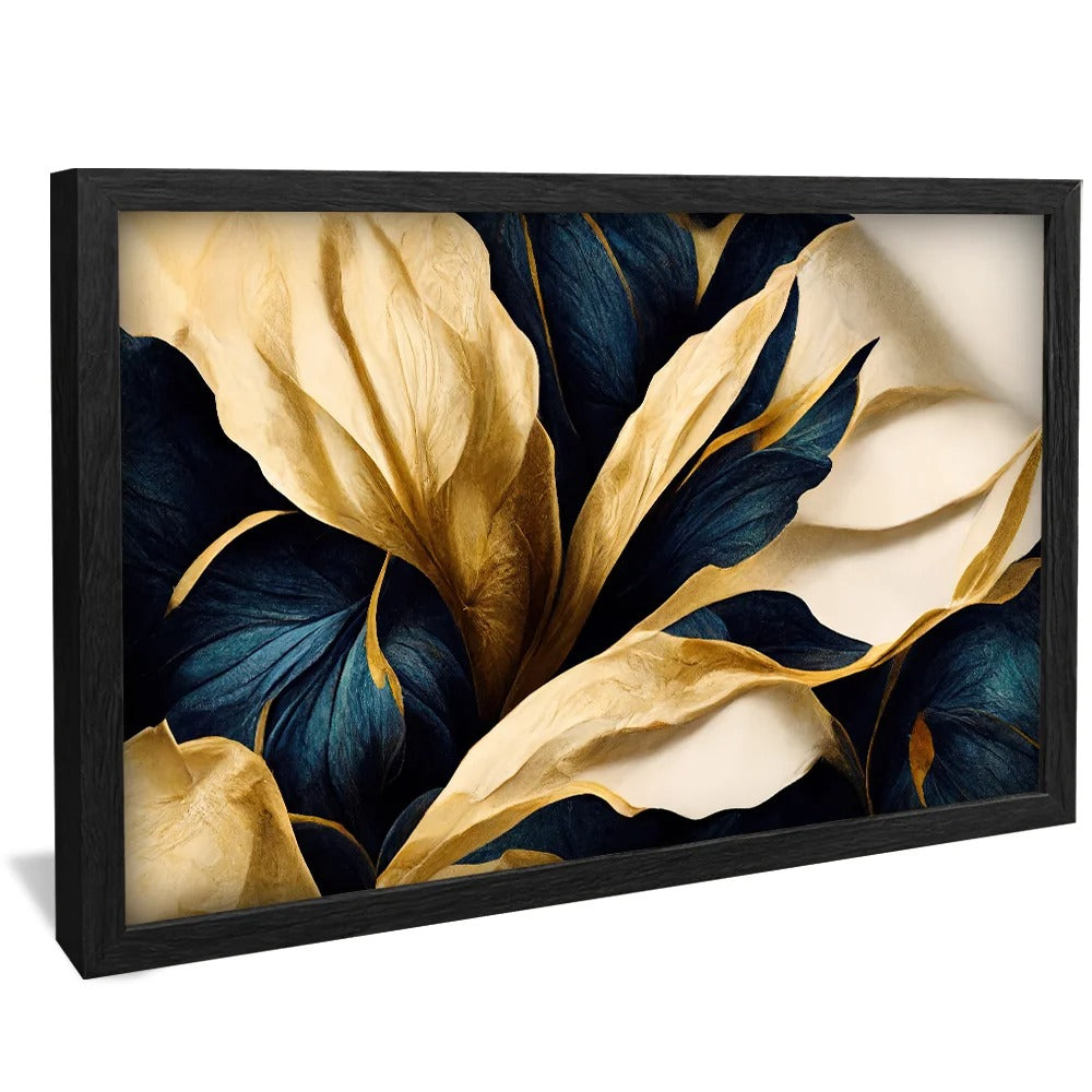 Foliage and flowers Canvas