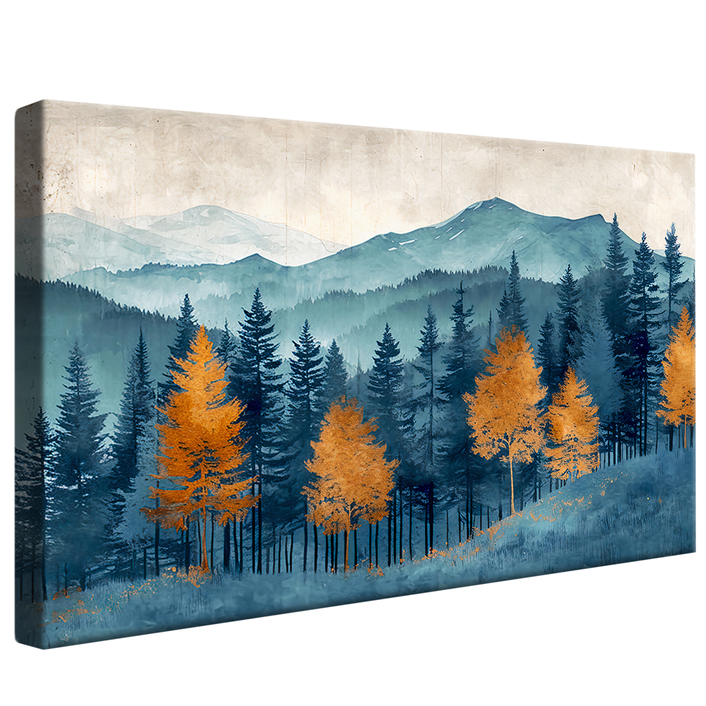 Forest in Blue V1161 Canvas