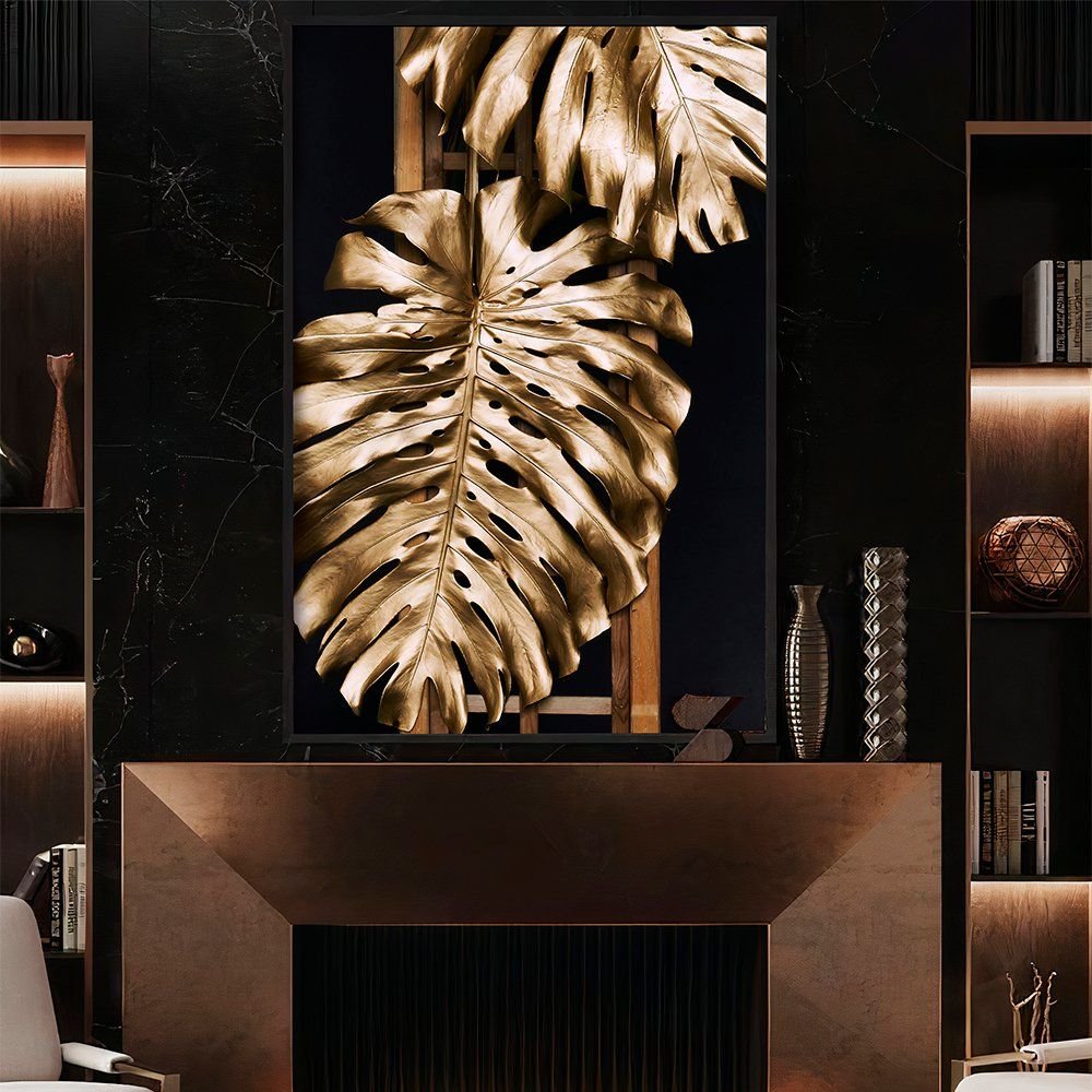 Gold Leaves Canvas