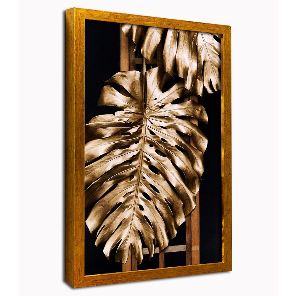 Gold Leaves Canvas