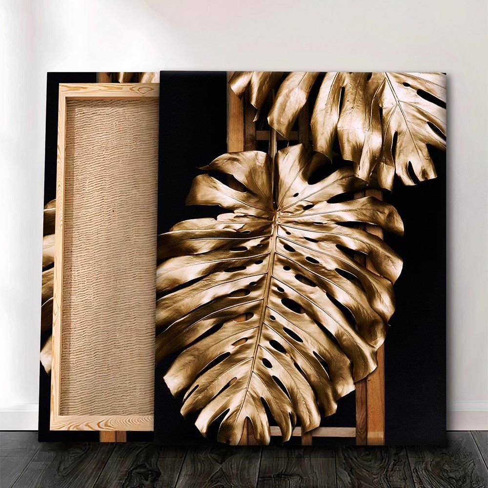 Gold Leaves Canvas