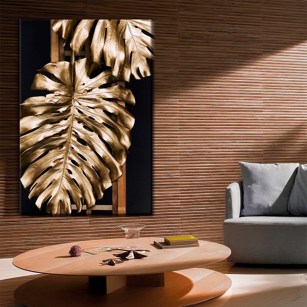 Gold Leaves Canvas