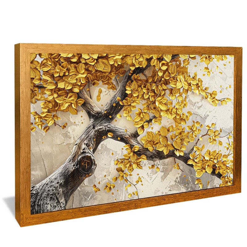 Gold Leaves V1886 Canvas