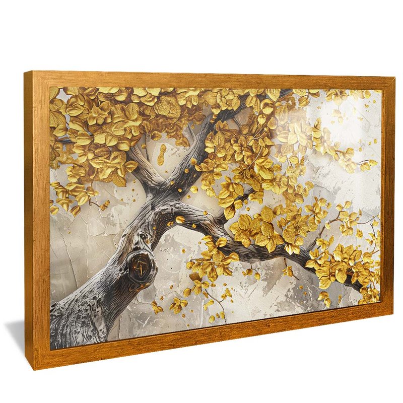 Gold Leaves V1886 Canvas