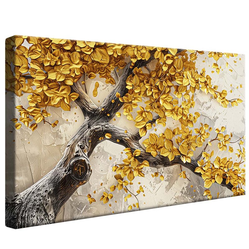 Gold Leaves V1886 Canvas