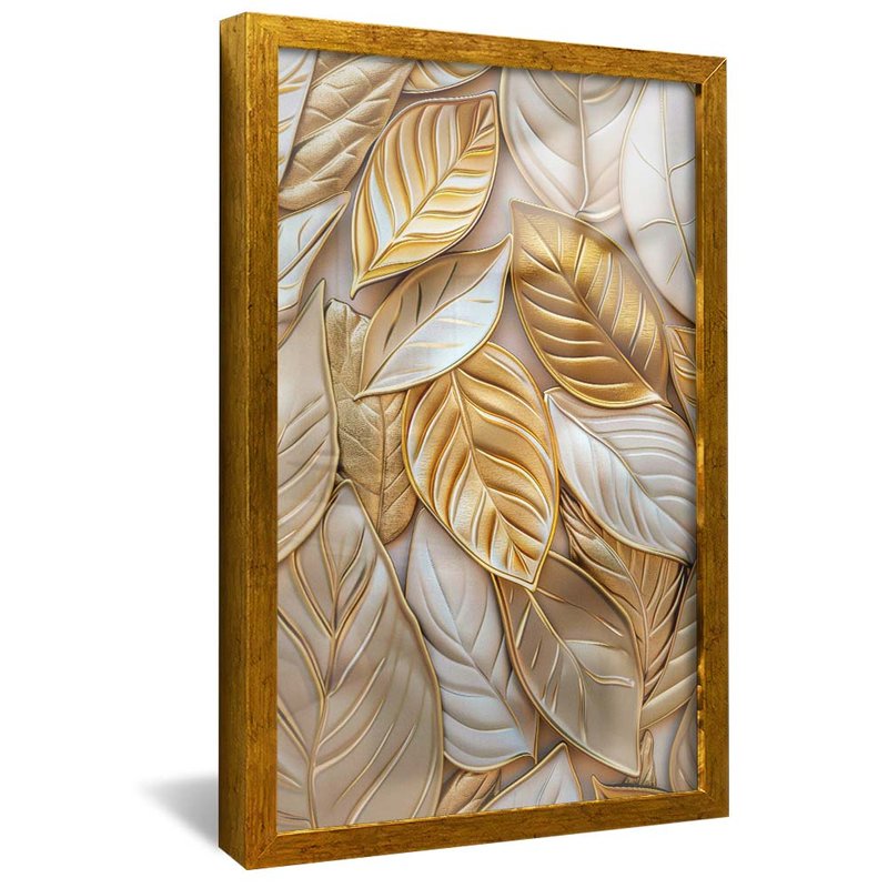 Gold Leaves V1927 Canvas