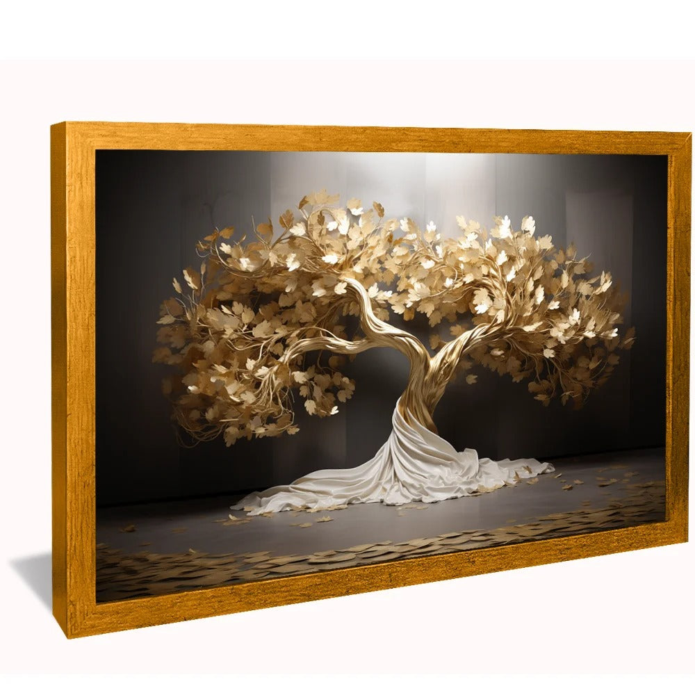 Gold Luxury Tree Canvas V311