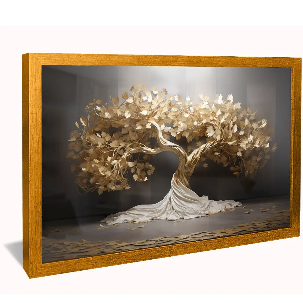 Gold Luxury Tree Canvas V311