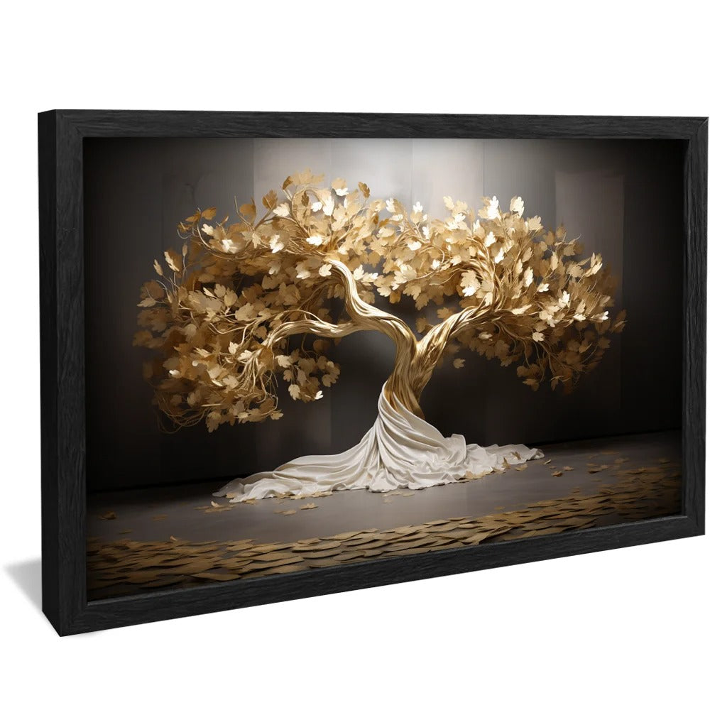 Gold Luxury Tree Canvas V311