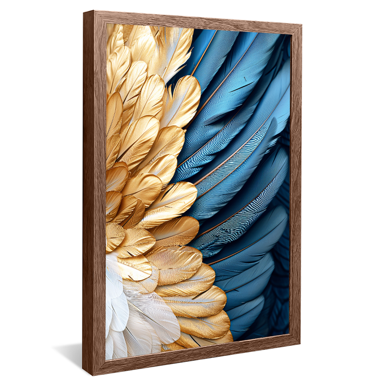 Gold and Blue Penalties V1300 Canvas