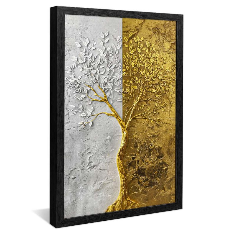 Gold and Silver Trunk V1951 Canvas