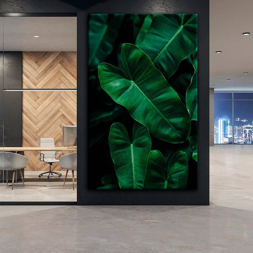 Green Leaves Canvas