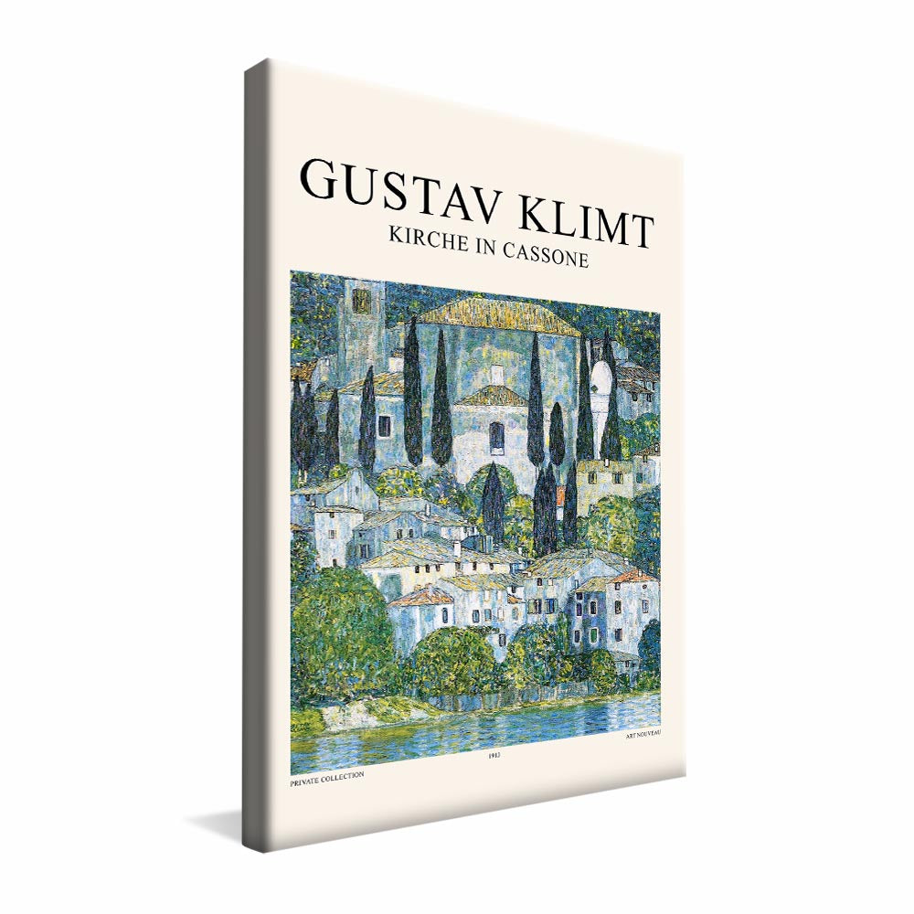 Gustav Klimt Kirche in Cassone V2358 Canvas