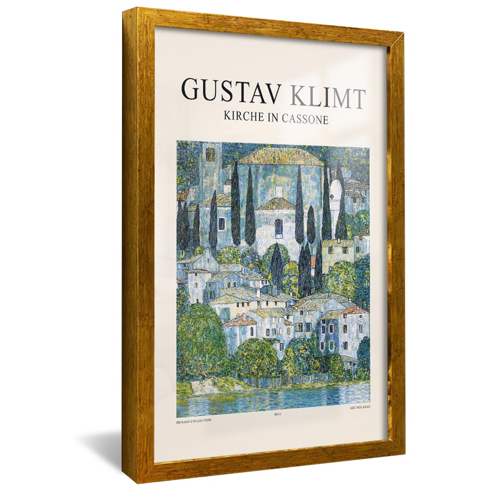 Gustav Klimt Kirche in Cassone V2358 Canvas