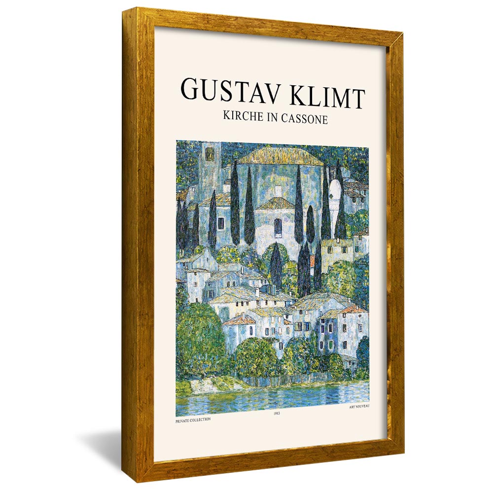 Gustav Klimt Kirche in Cassone V2358 Canvas