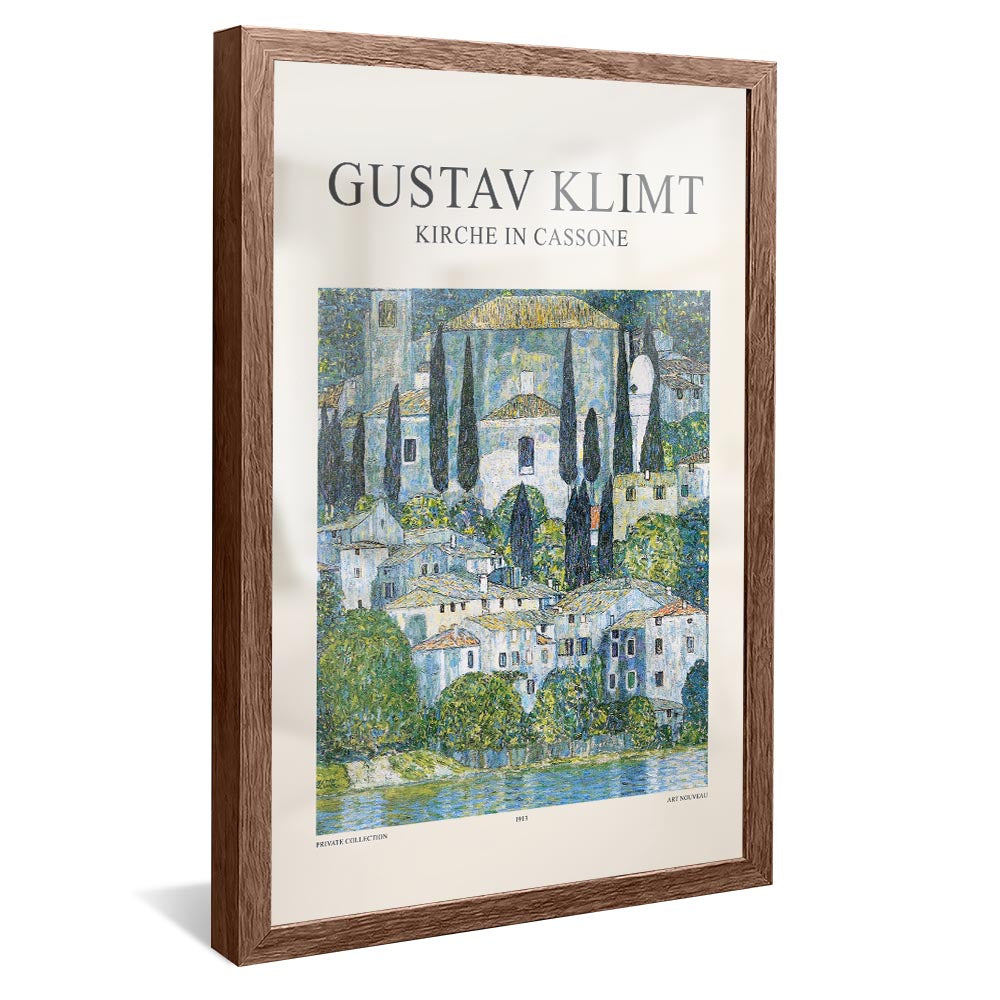 Gustav Klimt Kirche in Cassone V2358 Canvas