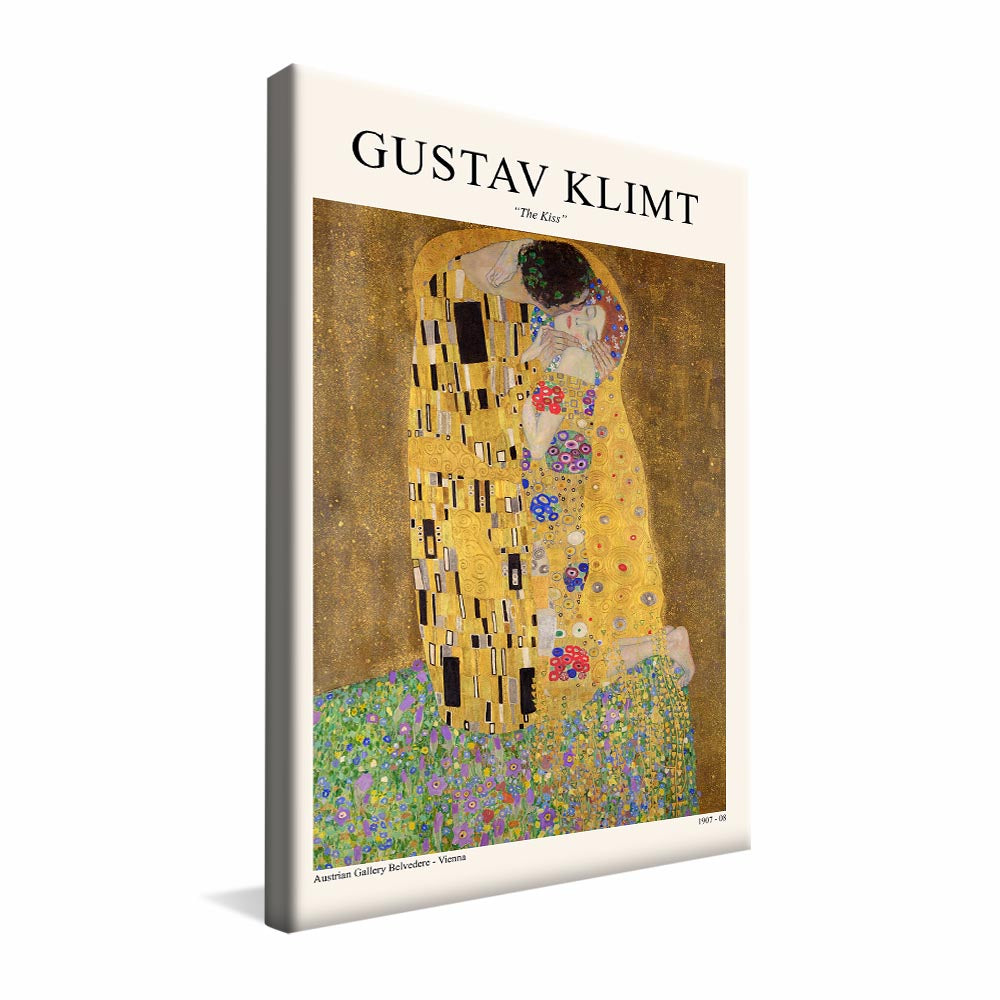 Gustav Klimt The Kiss V2359 Canvas