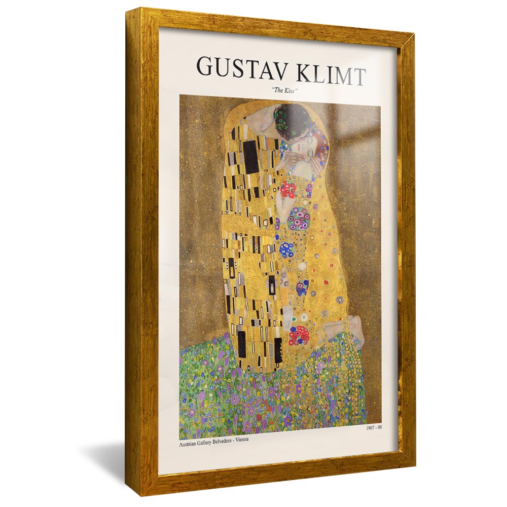 Gustav Klimt The Kiss V2359 Canvas