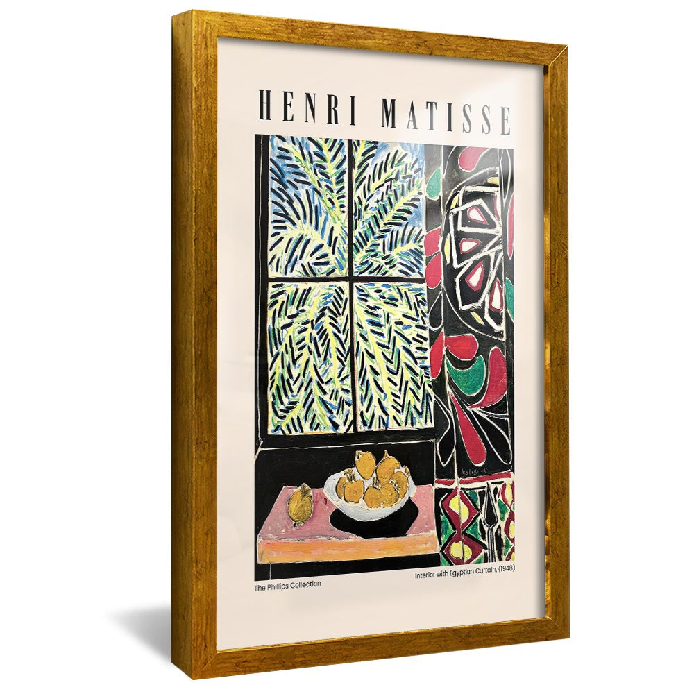 Henri Matisse The Egyptian Curtain 1948 V2366 Canvas