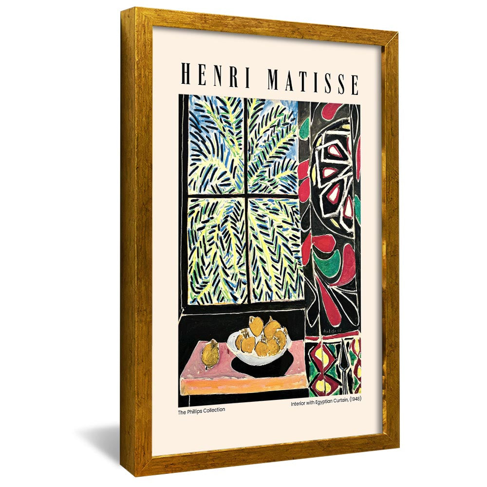 Henri Matisse The Egyptian Curtain 1948 V2366 Canvas