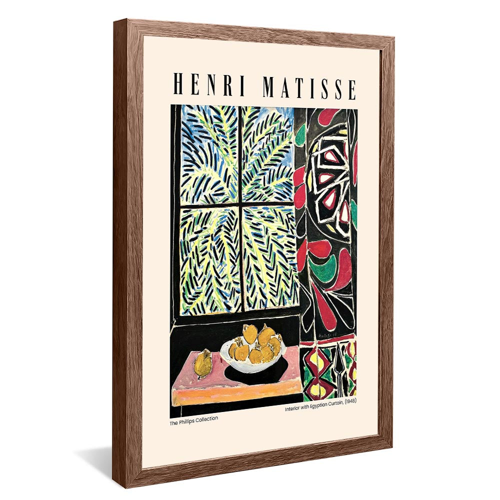 Henri Matisse The Egyptian Curtain 1948 V2366 Canvas