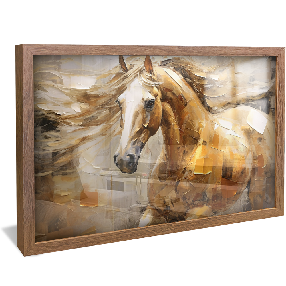 Horse Painting V41 Canvas
