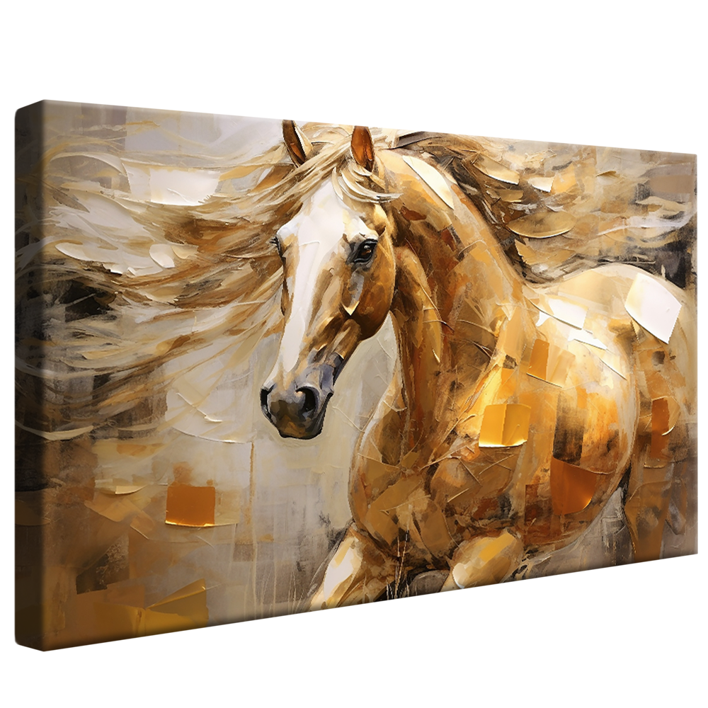 Horse Painting V41 Canvas