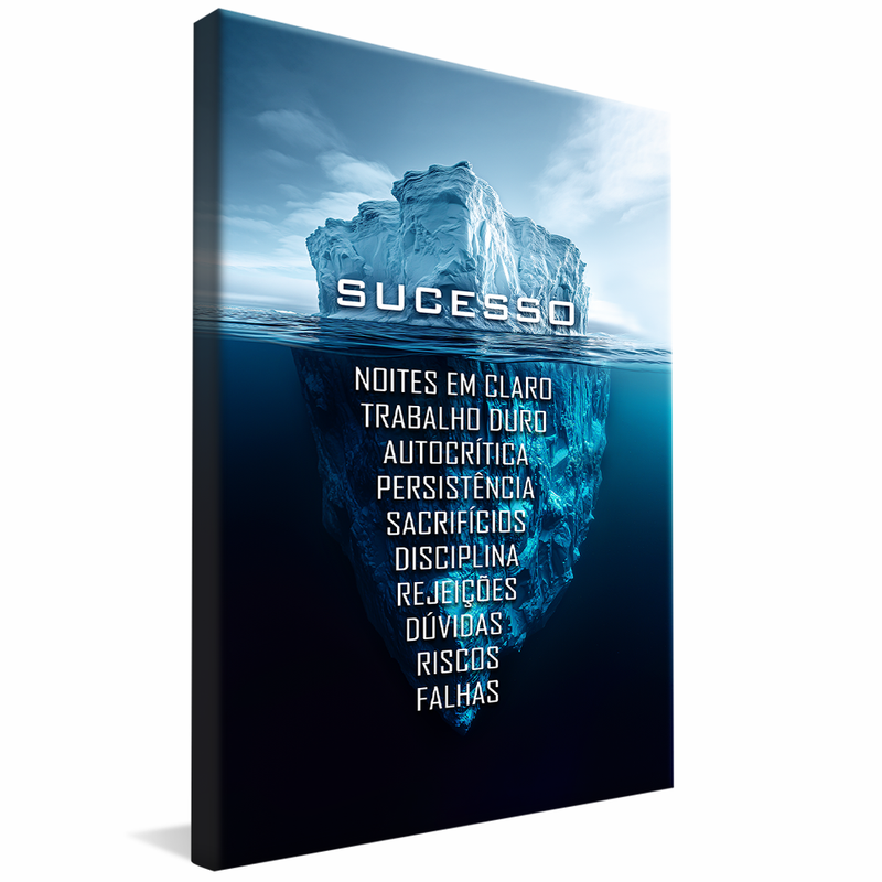 Iceberg of Success V1222 Canvas