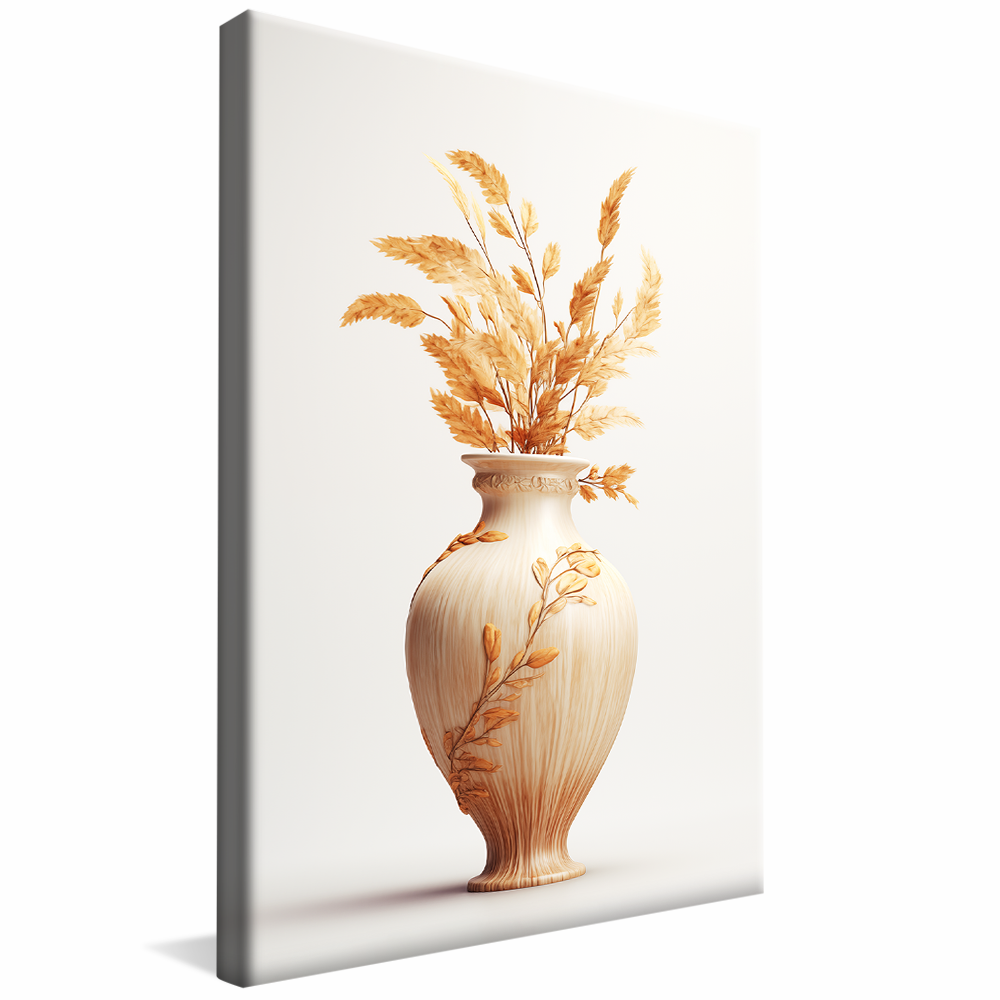 Interior Decoration Flower Pot Canvas