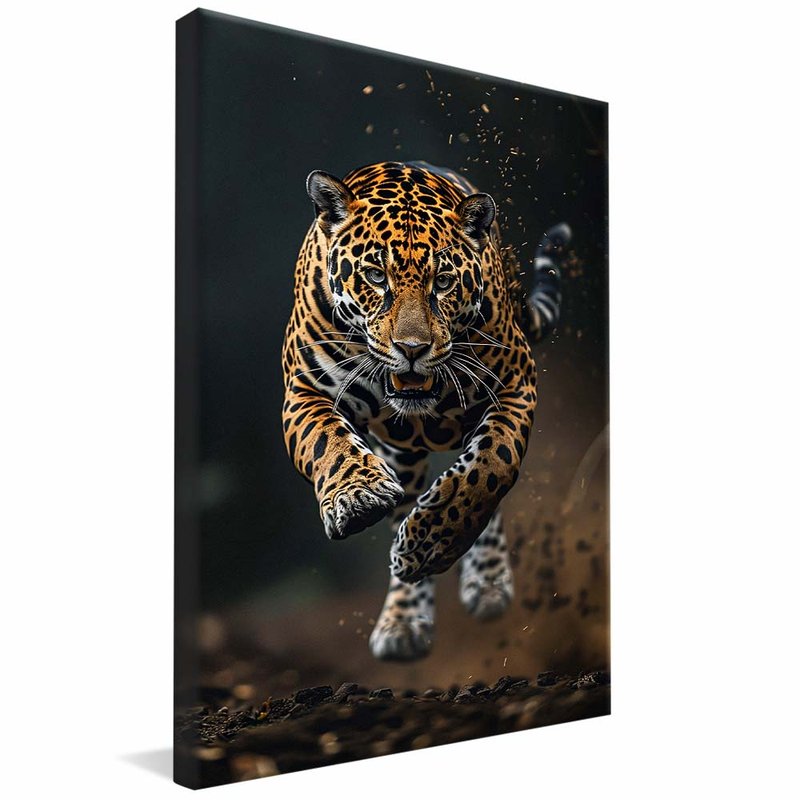 Jaguar Painted in Attack V2025 Canvas