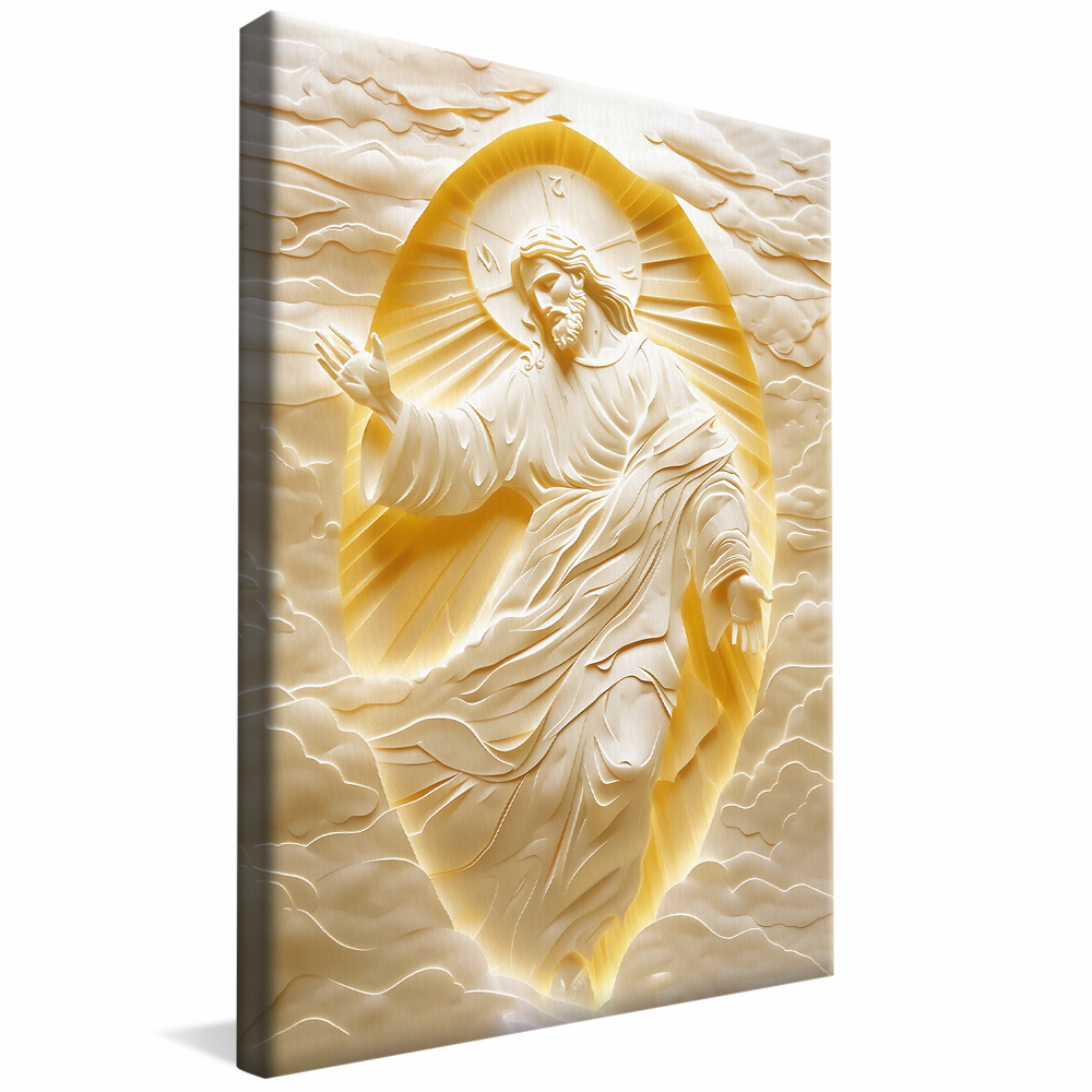 Jesus Christ Marble V1403 Canvas