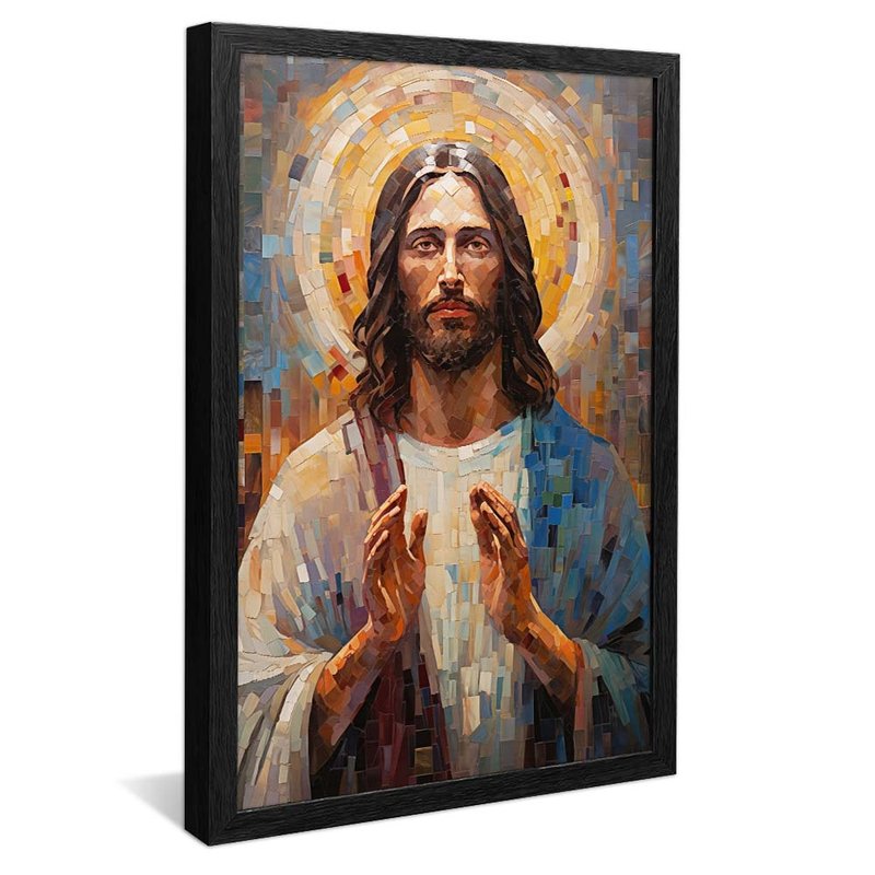 Jesus Christ Sermon in Vitral V1736 Canvas