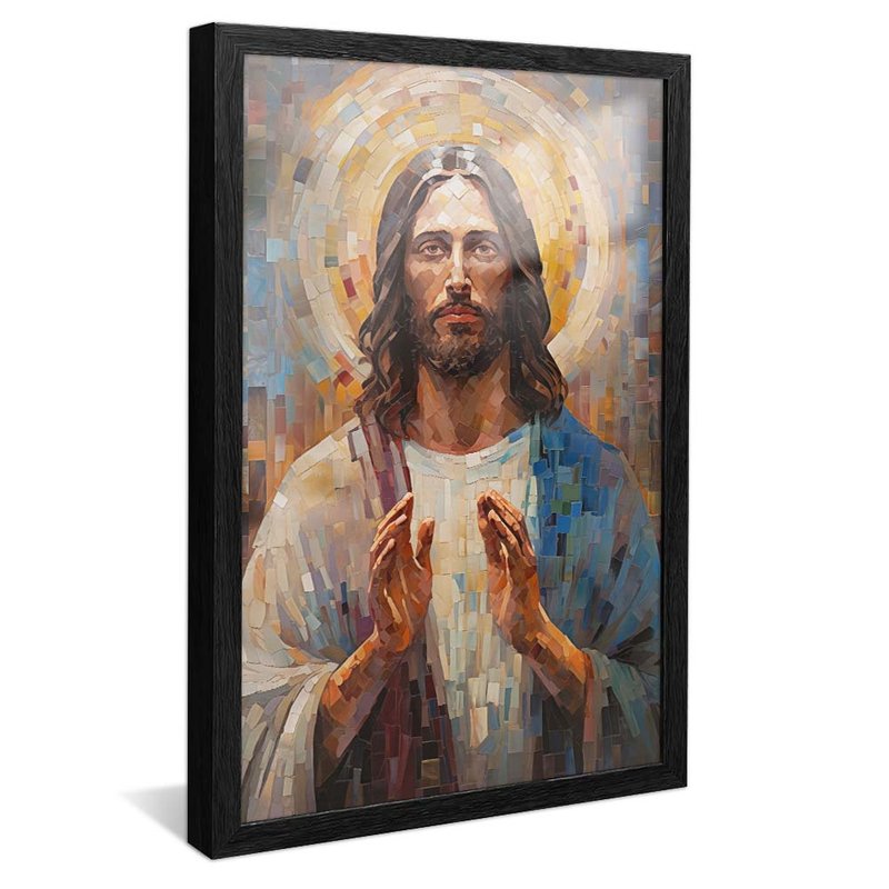 Jesus Christ Sermon in Vitral V1736 Canvas