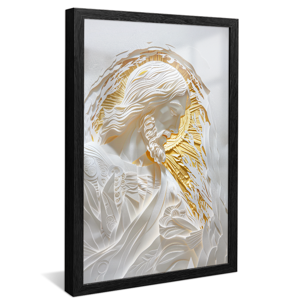 Jesus in Paper Art V1402 Canvas
