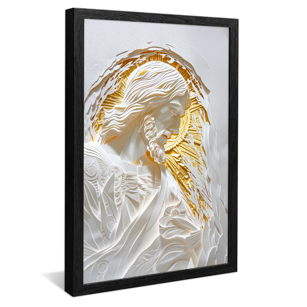 Jesus in Paper Art V1402 Canvas