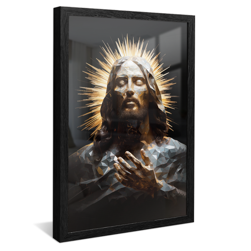 Jesus in Vitral V867 Canvas