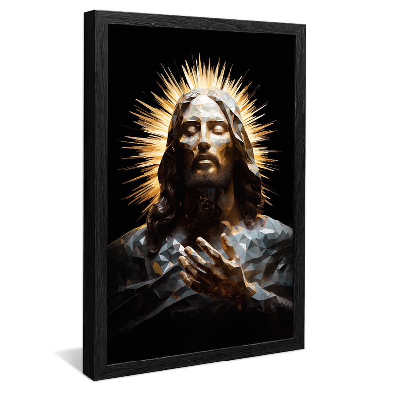Jesus in Vitral V867 Canvas
