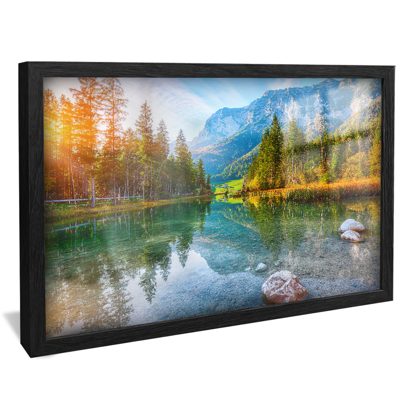 Lake in Alps V1181 Canvas