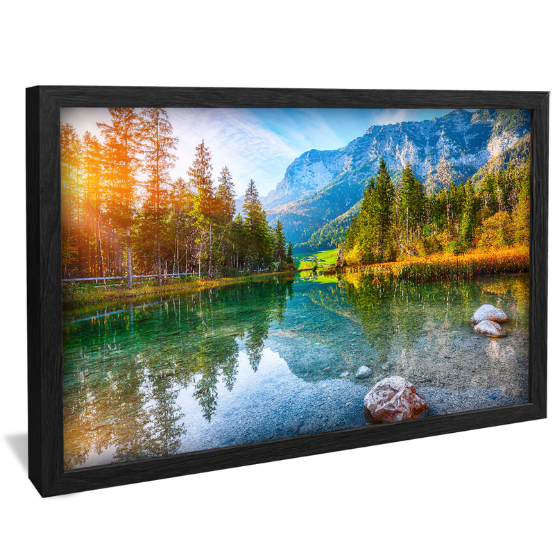 Lake in Alps V1181 Canvas