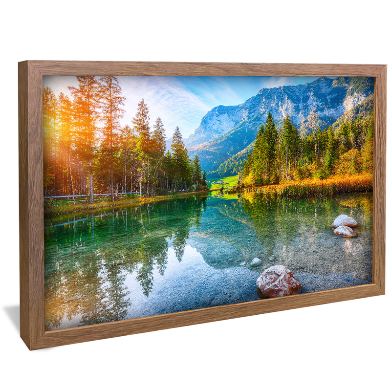 Lake in Alps V1181 Canvas