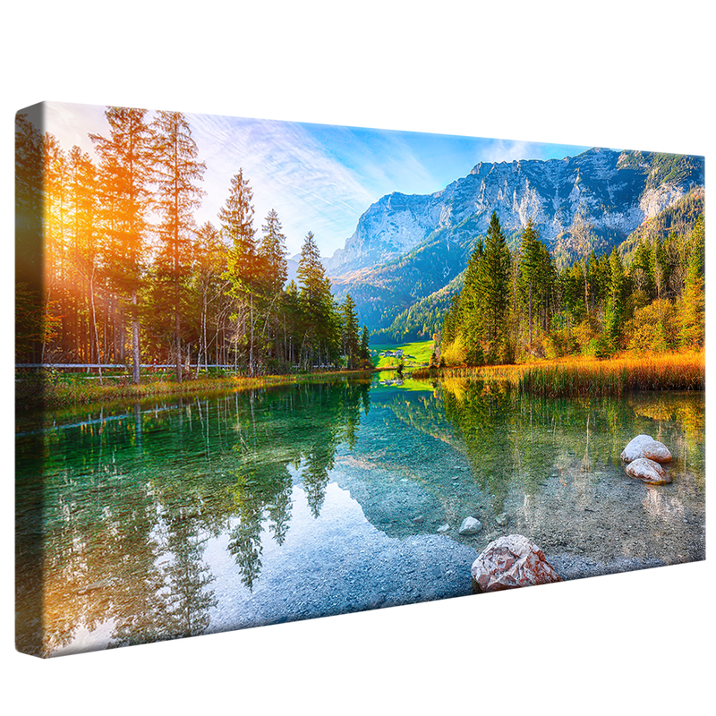 Lake in Alps V1181 Canvas