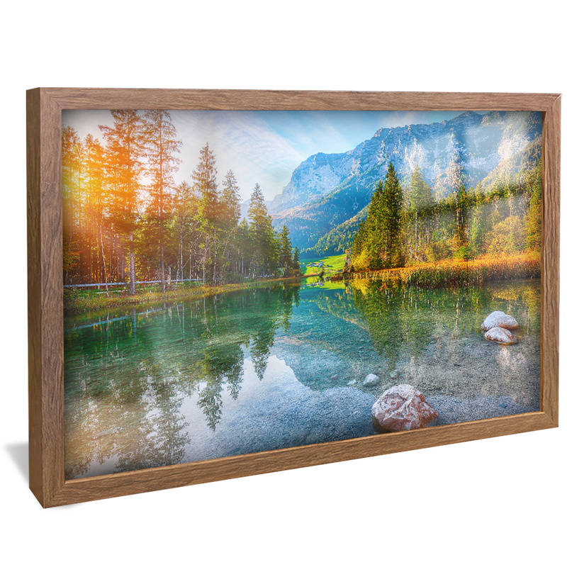 Lake in Alps V1181 Canvas
