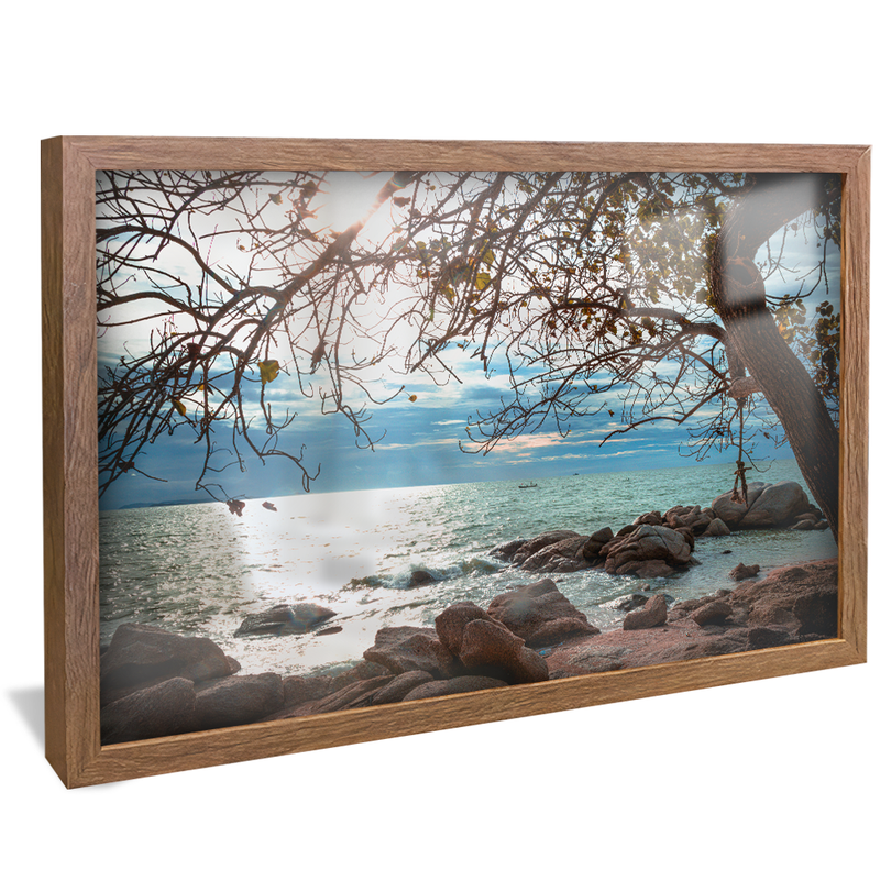 Landscape Tree and Beach V1184 Canvas