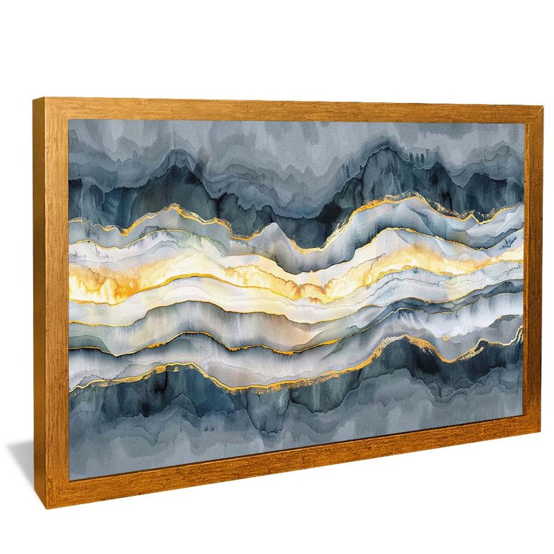 Layers and Gold V1905 Canvas