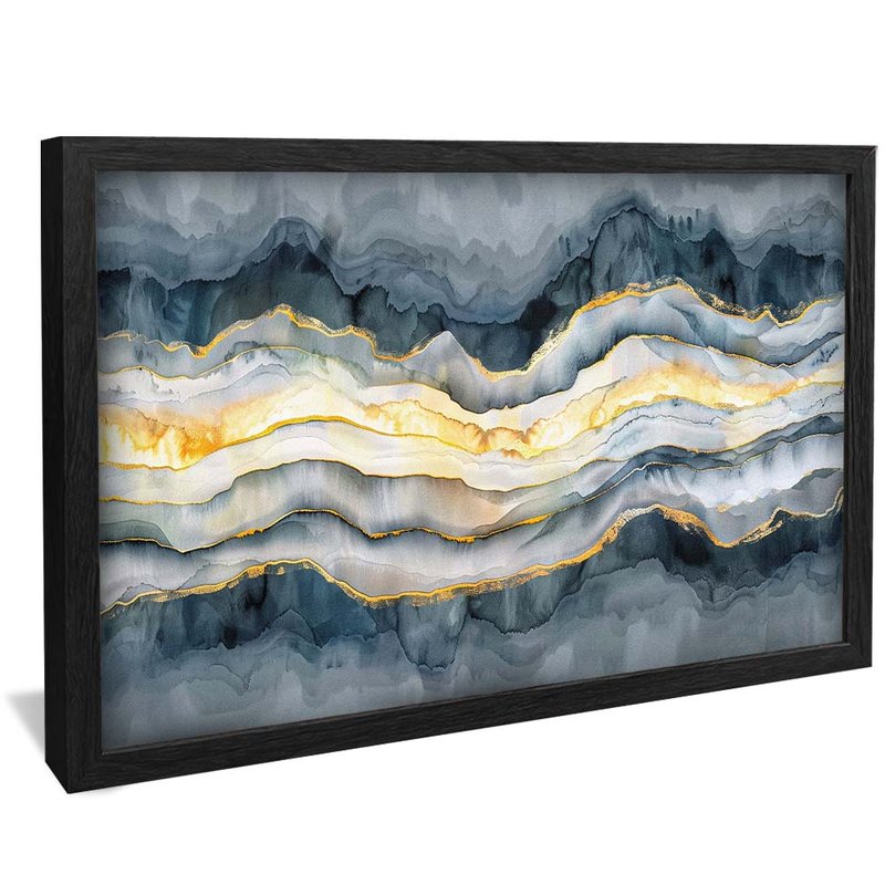 Layers and Gold V1905 Canvas