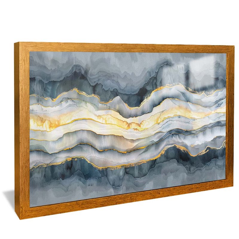 Layers and Gold V1905 Canvas