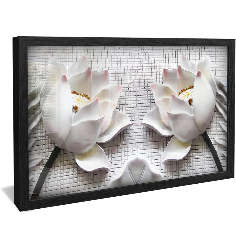 Luxury 3D Flower Canvas