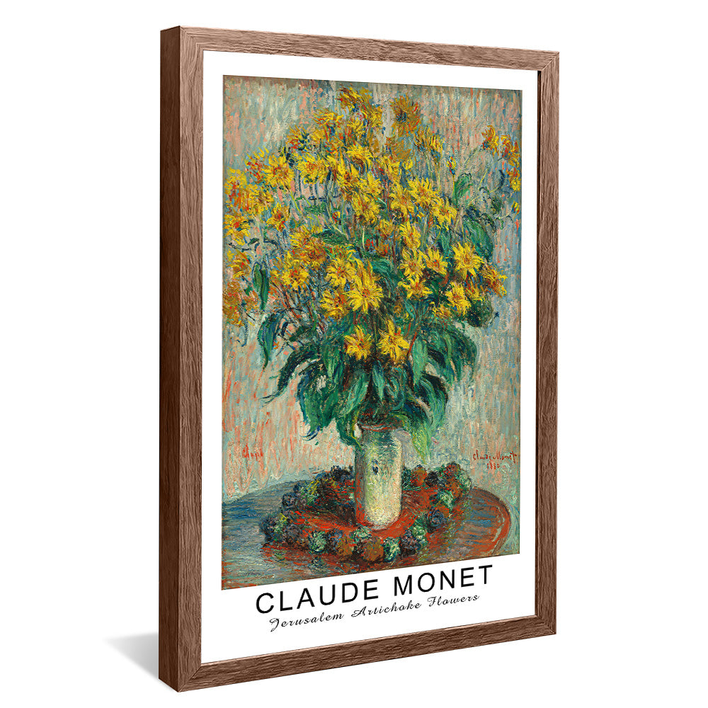 Claude Monet Jerusalem Artichoke Flowers V2467 Canvas